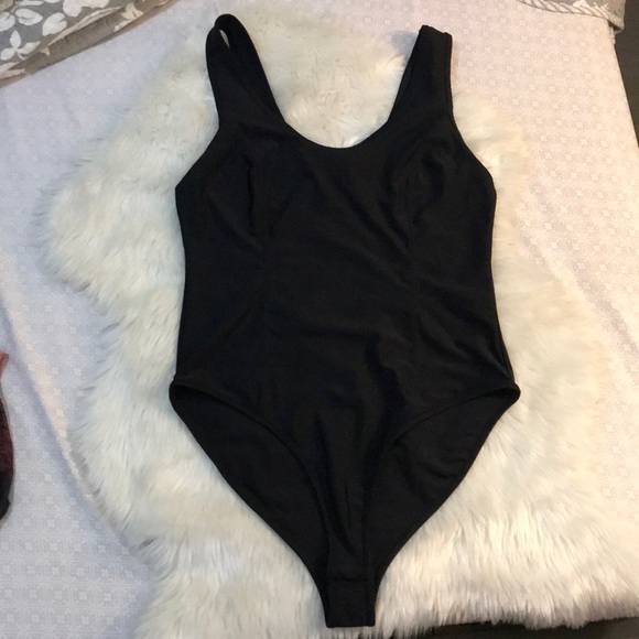 Forever 21 Plus Black Bodysuit 0X XL - Picture 3 of 7